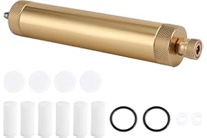 MAJATOU 30mpa Oil Water Separator, Oil‑Water Separator Filter for High Pressure Air Compressor Pump, Can Be Used Repeatedly Double Separation Oil‑Water Separator