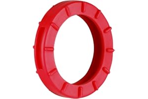 ‎VAN DEN HEUVEL van den Heuvel - Schlüsselkennringe (10 Stk.) für runde Schlüsselköpfe mit Standardgröße, Schlüsselring mit Tastzeichen, Rot