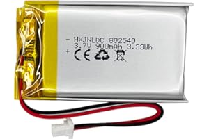 HXJNLDC 802540 3,7 V 900mah Li Battery for Sena 10s Sena 10s-01 ENA Sena 20s Sena 20s-01 Sena 20s EVO Sena 30K Sena 30K-01D Motorcycle Bluetooth Headset Battery Replacement interphone