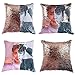 Produktbild AMA-StarUK36 Kpop BTS Bangtan Boys Love Yourself  Answer Jimin Reversible Kissenbezug mit Pailletten Pillow Sham 15,7 x 15,7 Zoll