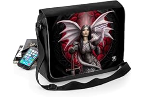 Wild Star Hearts Valour Messenger Bag Gothic Occult Shoulder Bag Dark Fantasy Art by Anne Stokes
