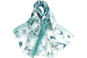 FAIRYGATE Ladies Chiffon Scarf Soft Georgette Headwrap Girls Headscarf Sheer Wrap Women's Scarves & Wraps