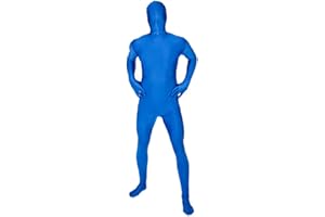 Morphsuits STSBLM zweite Haut Kostüm- Ganzkörperkostüm, Unisex – Erwachsene, Blau, M