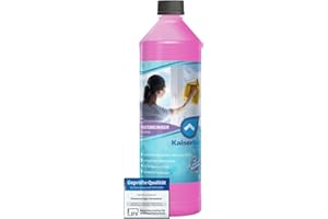 ‎KAISERREIN PROFESSIONAL KaiserRein Fenster-Reiniger I Glasreiniger Konzentrat 1L mit Lotuseffekt Abperleffekt I Streifenfrei I Fensterputzmittel Spiegel, Glas und Fenster