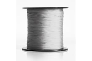 PLISART Sznurek do plisy, rolety, żaluzji, 0,8 mm, sznurek napinający, akcesoria (grafit, 30 metrów)