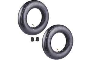 RUTU 4,80/4,00-8" À toute épreuve remplacement chambre à air remplacement pour Minibike Aller Kart Chariot de brouette pour chariot manuel pour tondeuse, lot de 2