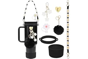 YISKY Accessori di Stanley Cup, Stanley Cup Accessori Set, Stanley Borraccia Accessori, Protezione in Silicone per la Stanley Cup, Stanley Cup Spill Stopper, per Stanley Cup 800 e 1100 ml