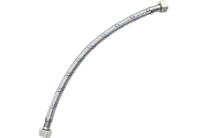 AERZETIX - C51045 - Tuyau de raccordement flexible - 300mm - 3/8" Femelle - 3/8"Femelle - robinet mitigeur sanitaire cuisine salle de bain plomberie