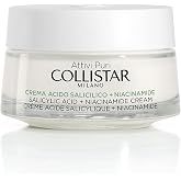 Collistar Pure Activos Facial Cream Salicylic Acid + Niacinamide, Anti-Blemishes, Sebobaling, Helps Reduce Pore Size, for All