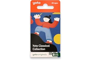 Yoto Classical Collection - 4 Livres Audio en Anglais, Contes Musicaux et Histoires Interactives à Écouter sur Yoto Player et Yoto Mini, Histoires et Quiz Éducatifs pour Enfants de Tous Les Âges