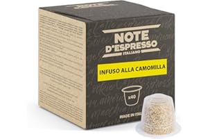 Note d'Espresso - Manzanilla - Cápsulas compatibles con Cafeteras NESPRESSO* - 40 caps