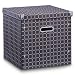 Produktbild Zeller 17775 Aufbewahrungsbox"Texture", Pappe, L 33.5 x B 33 x H 32 cm, kaffeebraun