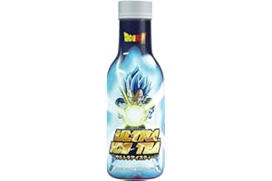 ‎ULTRA ICE TEA ULTRA ICE TEA Bio Eistee – Veganes Schwarzteegetränk mit dem Dragon Ball Charakter Vegeta – Erfrischender Pfirsich-Geschmack – 1 x 500 ml Einweg