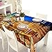 Produktbild Z&N Neue Garten kreative 3d Polyester Faser Anti-Fouling Staub Anti-Hochtemperatur geeignet für Haus Küche Nachttisch Hochzeit im Freien Picknick verschiedene Größe Tischdecke (B3),M,228*335cm