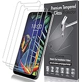 LK [3 Stück Schutzfolie für LG K40, LG K40 Panzerglasfolie, [Bubble Free] HD Klar Gehärtetem Glas Displayschutz