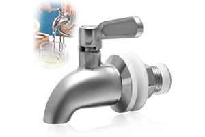 FL HUA Robinet Distributeur Boisson Remplacement, Robinet pour Fontaine à Eau en Acier Inoxydable, Robinets Fontaine a Punch pour la Maison et la Fête