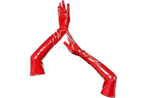 FEOYA Body sexy de piel sintética para mujer, aspecto mojado, vestido ajustado para mujer, ropa de noche, club, baile, fiesta, disfraz