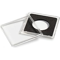 Boîte Capsules Quadrum Étui à Monnaie Leuchtturm Volterra Acajou - 9 Compartiments Pour Capsules Quadrum - 190x195 Mm Capsule Carre