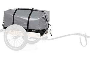 Klarfit Companion Travel Bag - Transport Bag, Accessories, Interior Volume: 120 litres, Waterproof Transport Bag for Dry Transport, Roll-Top, Handle, Velcro Fastening Straps, Black/Grey