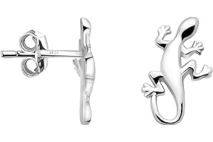 SOFIA MILANI - Kolczyki Damskie Srebro 925 - Kolczyk na Sztyft z Jaszczurka - E2034