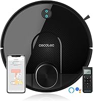 Cecotec Robot Aspirador Conga - Barre, Aspira ,Friega y Pasa la Mopa ,con Gestión y Edición de Habitaciones, App con...