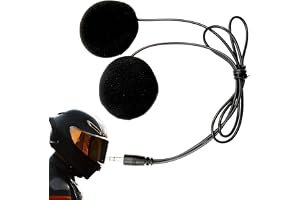 Qzdtue Hjälmhögtalare, sportljudheadset, stereoljudmoduler, 4,0 cm öronstycken, sweatshirtsäkra kuddar, för snowboard, skidåkning, cykling, dirtbike använd de flesta hjälmar