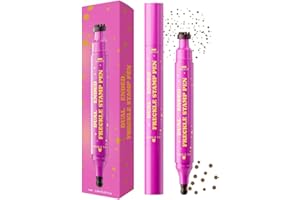 CHENDUORAN Freckle Pen,Lápiz Para Pecas,Bolígrafo para Pecas,Pecas Falsas,Impermeable y Secado Rápido y Larga Duración,Realistas Naturales,Fácil de Crear Maquillaje Natural(Dunkle Schokolade Braun)