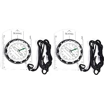 Bussola Professionale Da Orientamento - Con Base Trasparente, Liquido E Ago Luminoso Per Escursionismo - Foto 3