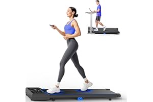 WENOKER Treadmill Under Desk Walking Pad with Remote Control and LED Display Compact Exercise Machine for Home/Office Jogging