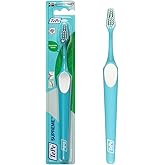 TEPE Supreme Toothbrush, Soft Bristle Toothbrush, Tapered Brush Head for Precision Tooth and Gum Care, Adult, 1 Pack
