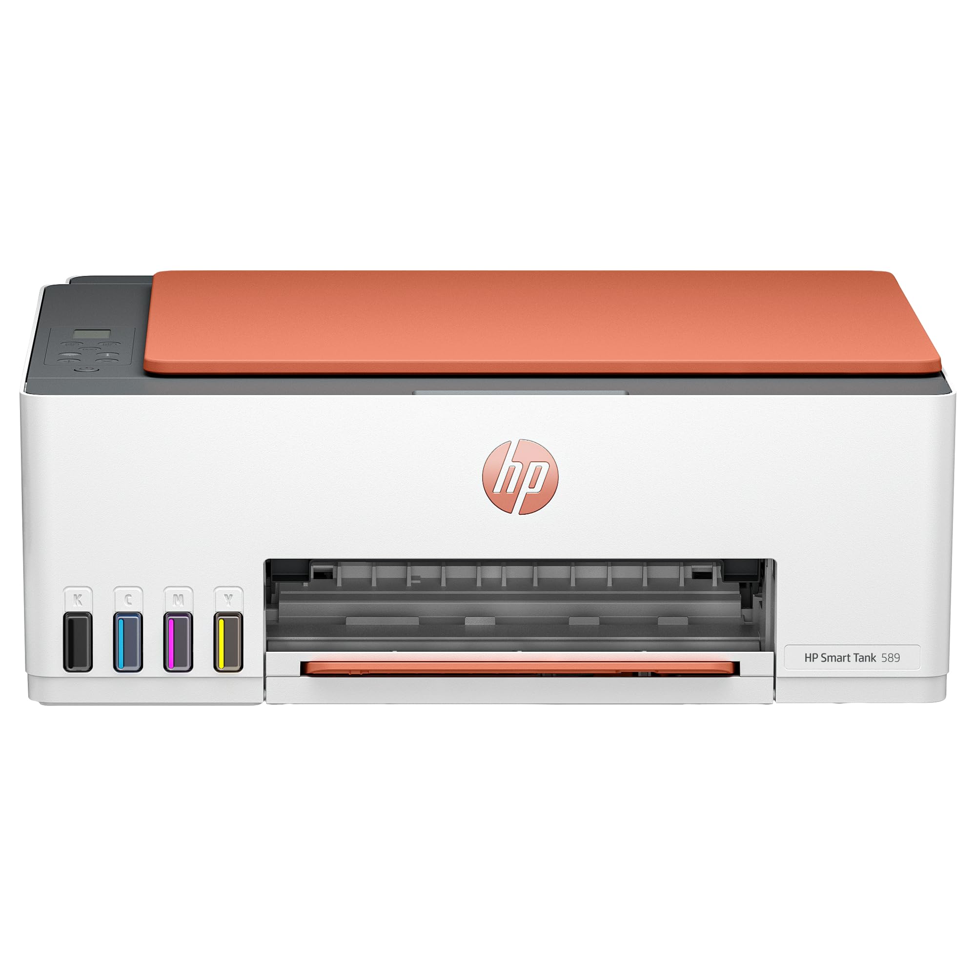 HP Smart Tank 589 AIO WiFi Color Printer (Upto 6000 Black and 6000 Colour Pages of Ink in The Box). - Print, Scan & Copy for 