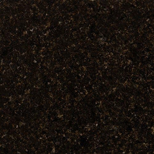 Instant Granite 36” x 72” Countertop Vinyl Laminate Sheet | Peel & Stick | Durable Self-Adhesive Paper Resists Heat, Stains, Water | Kitchen & Bath | Granite Design | Black (6ft)