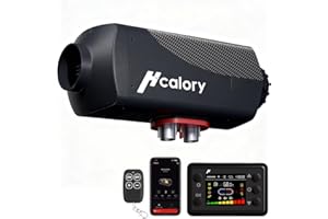 ‎HCALORY 8KW Luft-Dieselheizung, 12V/24V 10L HBU1S Diesel Standheizung, 0,12–0,45 l/h Dieselheizung mit Bluetooth-APP,Automatischer Start/Stop,Mehrere Zeiteinstellungen,Höhenmodus für Wohnmobile Garage,2025