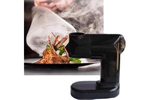 FLAVORCHEF Smoke Gun - Bong pour cocktail, 2 saveurs de copeaux de bois, kit d'infusion de boisson, fumeur pour intérieur