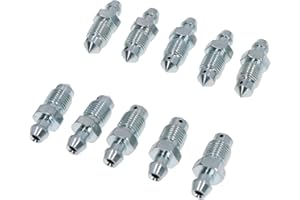 UK-MOTORS 10x Bremssattel Entlüfterschraube Entlüftungsventile M10x1x30 mm SW11