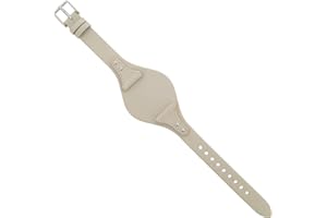 Fossil Uhrband Wechselarmband LB-ES3811 Original Ersatzband ES 3811 Uhrenarmband Leder 18 mm Beige