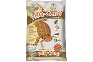 Zoo Med Vita-Sand Sable pour Reptile/Amphibien Sonoran White 4,5 kg