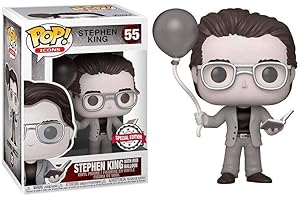 FUNKO Iconos Pop: Stephen King con Globo Rojo (B&W)