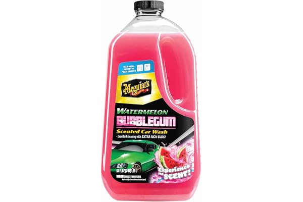 Meguiar’s Shampooing Bubblegum – Senteur Pastèque G250464EU, 1.89l BT