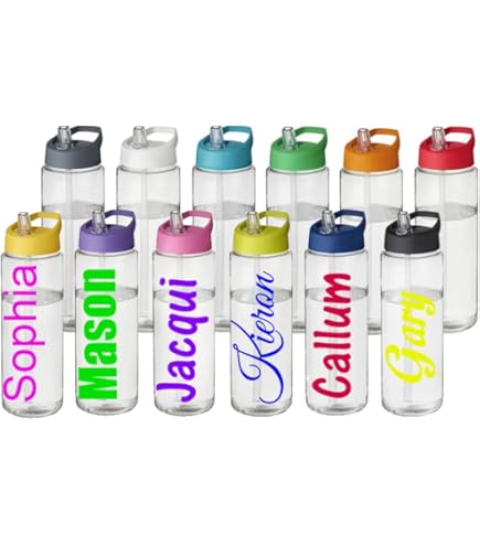 Enerbone 32 Oz Water Bottle With Times To Drink And Straw, Motivational - View #11