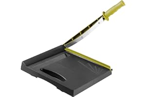 ‎MEAFENG 16 Blatt Kapazität Papierschneider A4,Hebelschneider Aus Metall Papierschneidemaschine Für Papierfotostaus, Tragbarer Faltgitter Schneidemaschine Papier Schneidegerät Schnittlänge 300mm