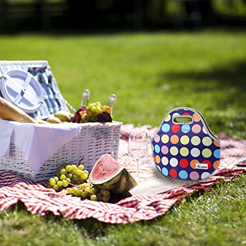 Volador Neopren-isolierte Mittagessen-Beutel-wasserdichte personifizierte isolierte Mittagessen-Beutel-Picknick-Mittagessen-Nahrungsmittelhandtasche - 7