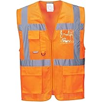 Gilet Haute Visibilité Executive-Berlin Portwest Rouge XXL | Leroy Merlin