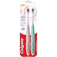 Colgate FoamSoft Super Dense Thin Soft Bristle Toothbrush Assorted Colours - 2pk