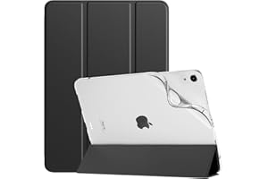 TiMOVO Etui na iPad Air 11 cali M2 2024, iPad Air 6/5/4 (2024/2022/2020) 10,9", smukłe etui z miękkiego TPU, półprzezroczyste matowe etui ochronne na tył samochodu, funkcja wygaszenia/budzenia się,