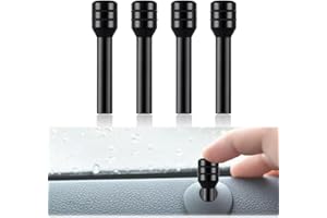 TSUOUKL Pack of 4 Door Lock Pin Button Cover, Car Door Lock Button, Delicate and Compact Door Lock Pins Car Interior Locking Knob Cover