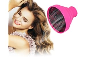 ZEEPIN Couverture de Sèche-cheveux en Silicone Diffuseur Cheveux Bouclés Universel Couverture de Sèche-cheveux Diffuseur pour Sèche-cheveux Diffuseur de Voyage pour Sèche-cheveux
