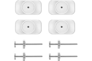 BBBORVOX 8 Piece Set Baby Gate Wall Protector Baby Gate Extra Long M10 Spindle Rods Bolts Baby Gate Extension Rods Kit Baby Gate Extension Kit Stair Gates for Baby