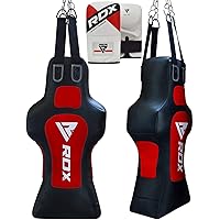 RDX Boxsack MMA Kampfsport Muay Thai Boxen Sack Set Kickboxen Training Boxhandschuhe Gefüllt Sandsack Punching Bag…