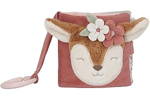 Little Dutch 9019 Buggybuch Stoffbuch Fühlbuch - Fairy Garden rosa